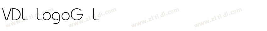 VDL LogoG Light字体转换